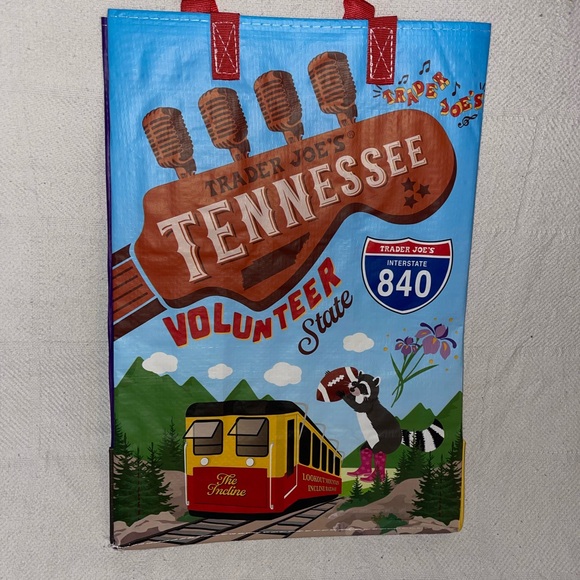 Trader Joe's Beale Street Tennessee Collectible Reusable Tote Bag NWT - Picture 2 of 4
